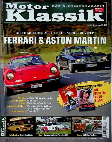 Deckblatt Motor Klassik (12/2007)